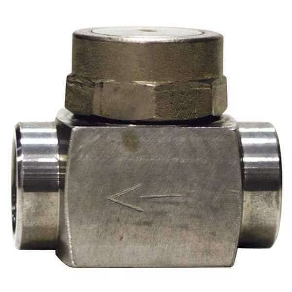Steam Trap, 1/2" NPT Outlet, SS Disc, End to End Length: 2 11/16 in