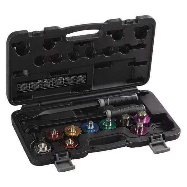 Tube Expander Kit, Multi-Head, Round Flare, BLACKMAX, Mfr# BTLE9