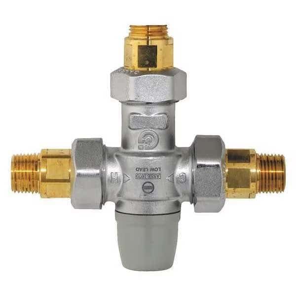 Mixing Valve, Brass, 1/2" Inlet