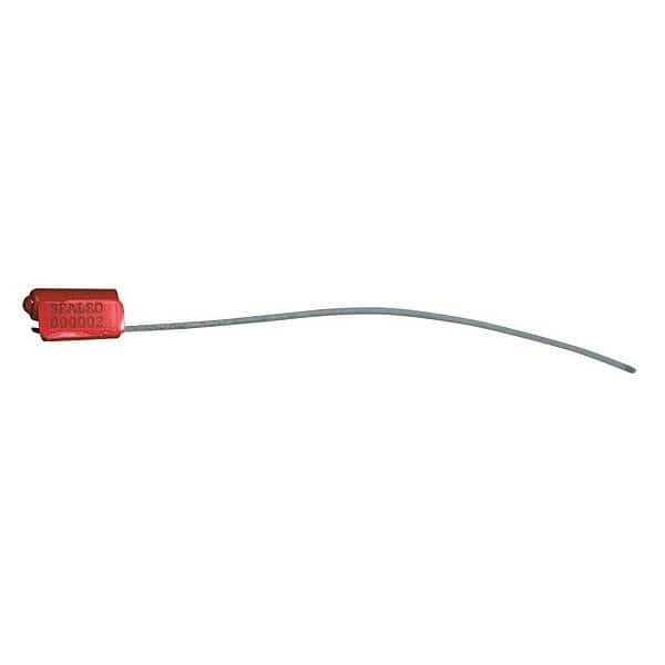 EZ Loc Zinc Cable Seal, Laser Marked Type, PK100