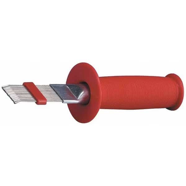 Fin Comb, 2-1/4" L, 8" W, Red