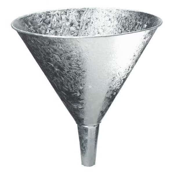 Funnel, 4 qt., Steel, Silver