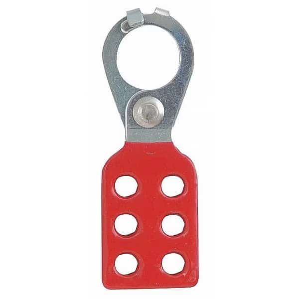 Lockout Hasp, Interlocking, 6 Lock, 4-1/2"