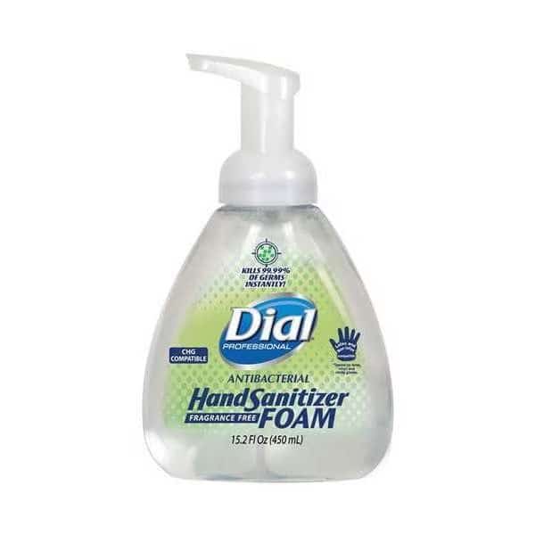 Hand Sanitizer,Bottle,Foam,PK4, Mfr#: 6040, DIAL