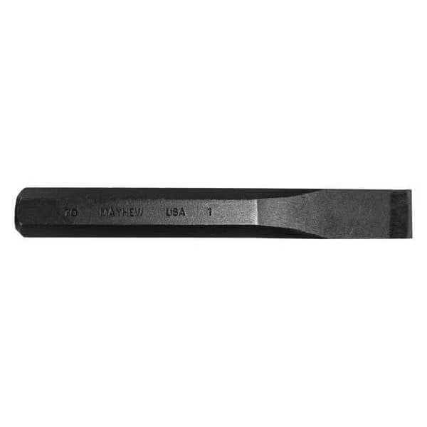 Cold Chisel,1 in. x 8 in.,Steel,BO, Mfr#: 10220, MAYHEW PRO