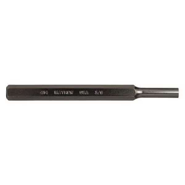 Pin Punch,6in L,3/8in Tip,Steel,BO, Mfr#: 21105, MAYHEW PRO