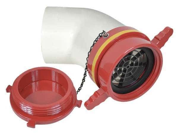 Dry Hydrant 45 Adapter, 5 In Female, Moon American, Mfr#: 298-605025