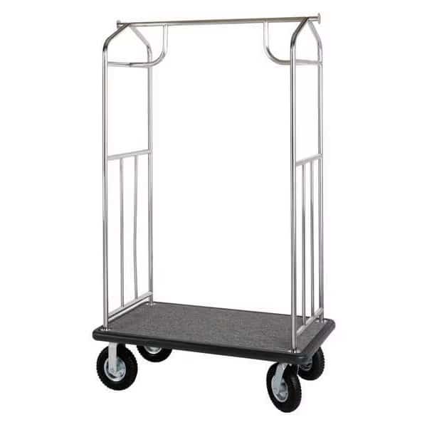 Bellmans Cart, SS, 42 x 24 x 71 In