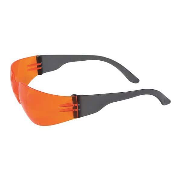 ZENON Z12, Safety Glasses Anti-Scratch, Orange Lens, Frameless