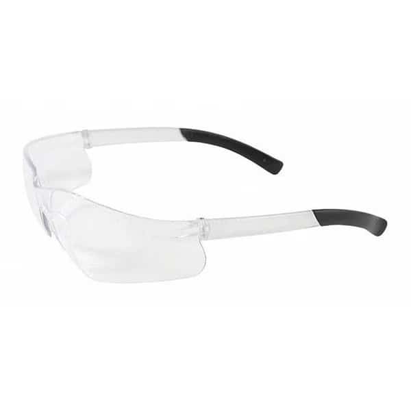 Safety Glasses, Clear Polycarbonate Lens, Uncoated, BOUTON OPTICAL, Mfr# 250-06-0080