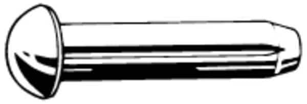 Round Head Grooved Pin Ust 36-2 50 PK