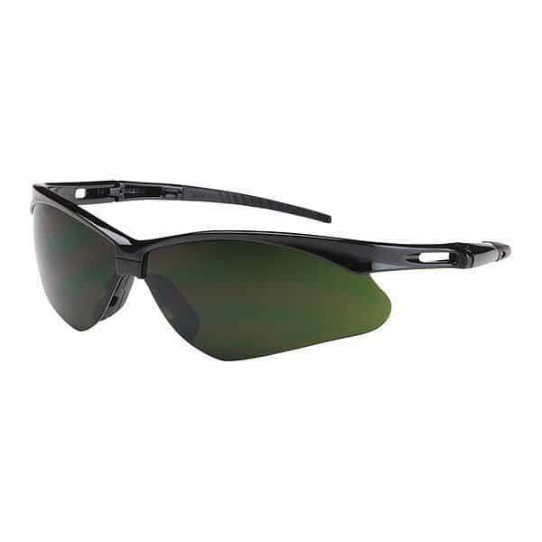 Anser, Safety Glasses Anti-Scratch, IR 5.0 Lens, Half-Frame