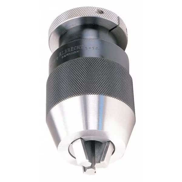 Keyless Drill Chuck 1/2" Cap., J2 Mount Size, Steel