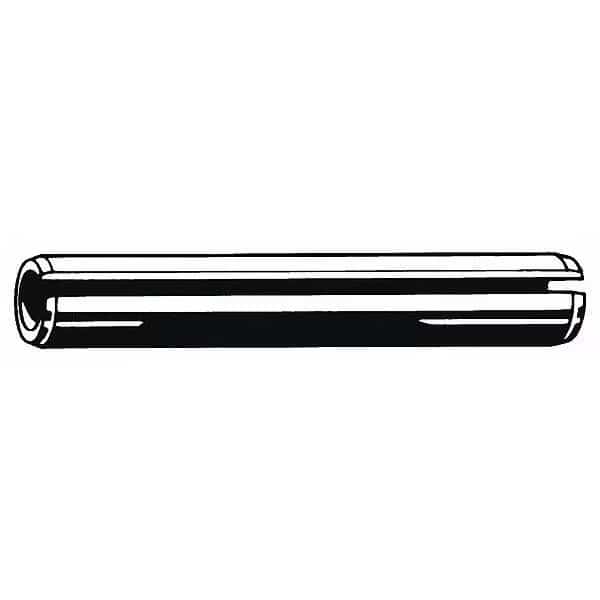 Spring Pin, Sltd, 1/4inx1-3/8in, Pln, PK25