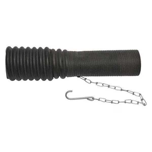 Oval Tail Pipe Adapter, Rubber, 3in