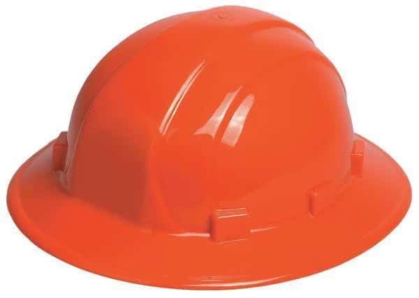 Hard Hat, Omega II, Polyethylene, 6 Point Pinlock, Type 1, Class E, Orange