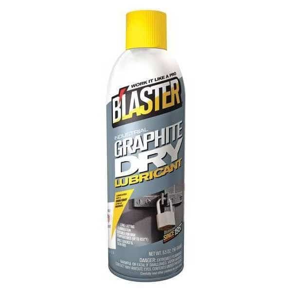 Dry Film Lubricant, 5.5 oz., Aerosol Can, Graphite, Gray