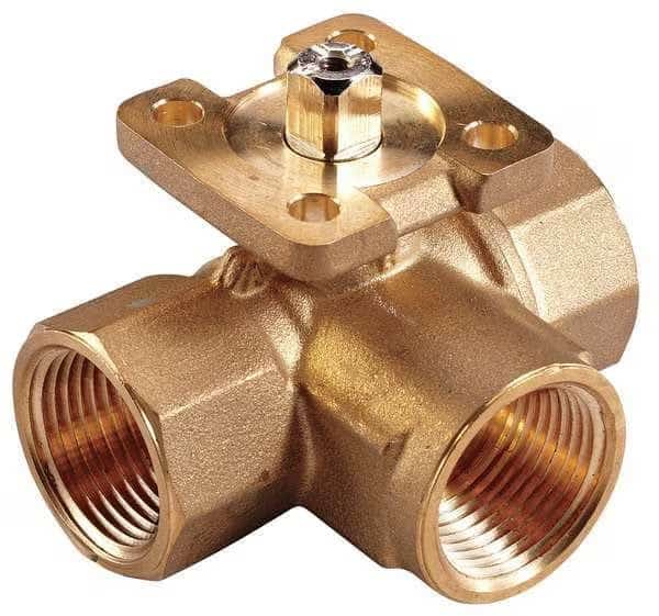 Ball Valve, 3 Way, SS Trim, (F)NPT 1-1/4