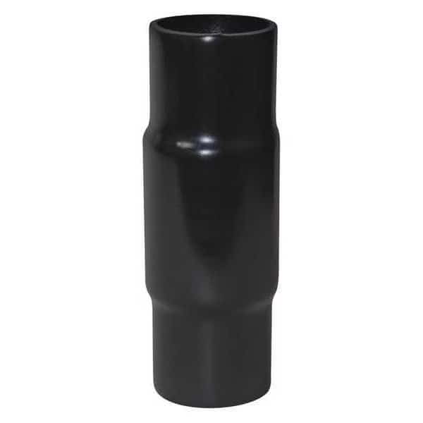 Rigid Coupling, 1-1/4 in, Threaded, Steel, PVC Coated, Black
