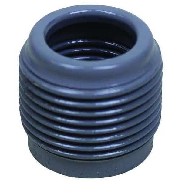 RMC Reducer, 1-1/4 in x 1 in, Bushing, Steel, PVC Coated, Black