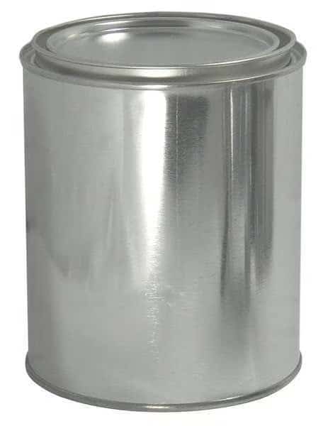 Metal Can, 1 gal. Cap., 6-5/8"W, Round, PK34
