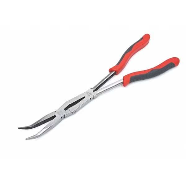 13" X2 Dual Material Long Reach Bent Nose Pliers
