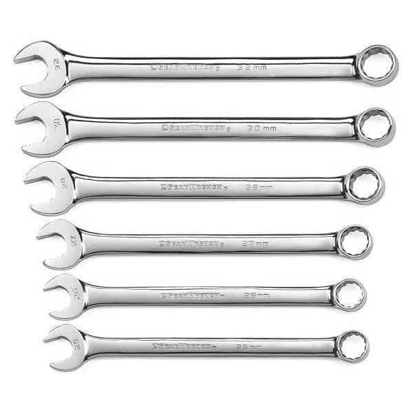 6 Pc. Metric 12 Point Long Pattern Combination Wrench Set, GEARWRENCH, Mfr# 81922