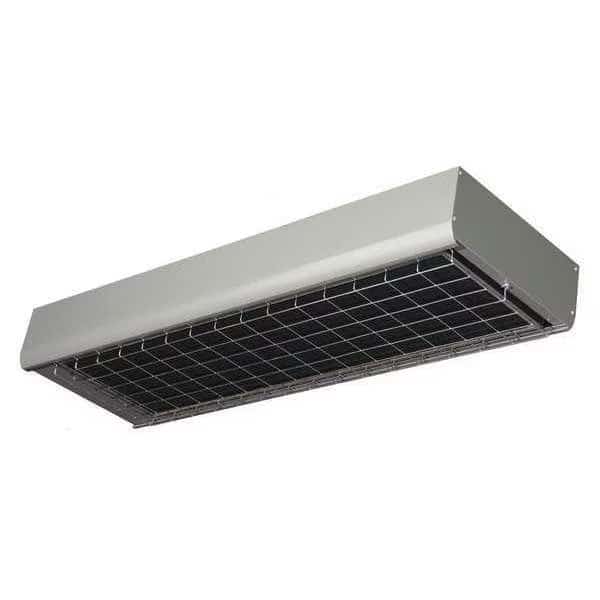 Electric Infrared Heater, 1 or 3 Phase, Aluminum, 32,414 BtuH, 480V AC 9500 W