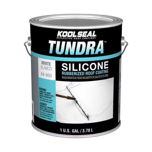 Roof Coating, 1 gal, Can, White