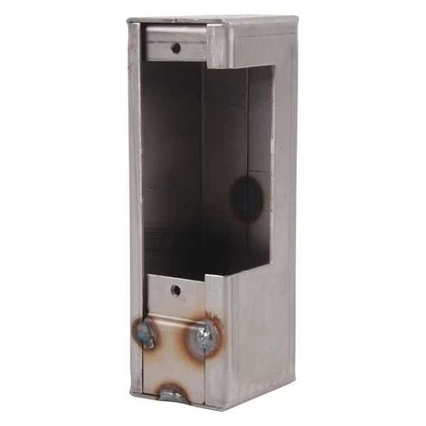 Weldable Gate Box, Silver, 2-3/8" W