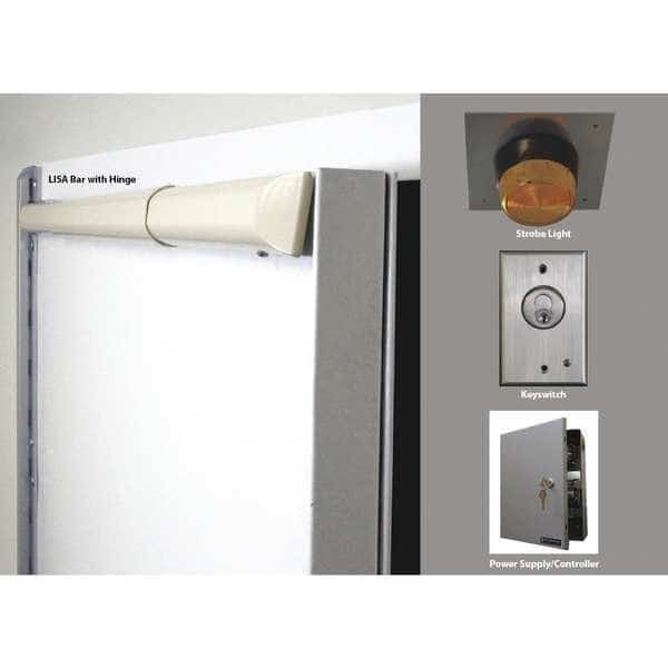 Anti-Ligature Door Alarm Kit, Key Control