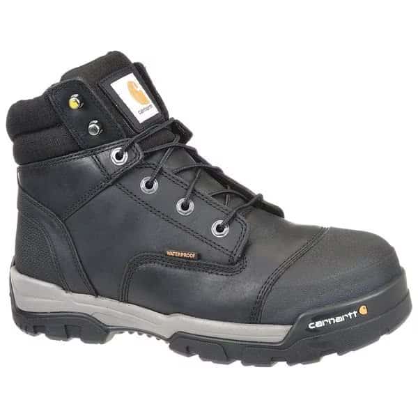 CME6351, Men's 6 in Composite Toe 6-Inch Work Boot, Black, 12, M, CME6351