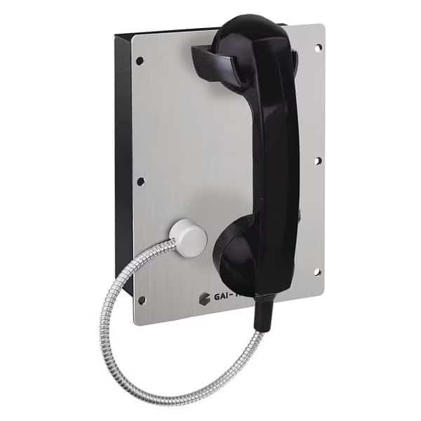 Telephone, VoIP/Ethernet, Gray, Flush Mount, GAI-TRONICS, Mfr# 277-712BH