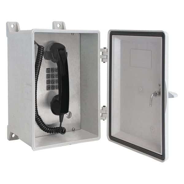 Telephone, VoIP/Ethernet, Gy, Surface Mount, GAI-TRONICS, Mfr# 354-710