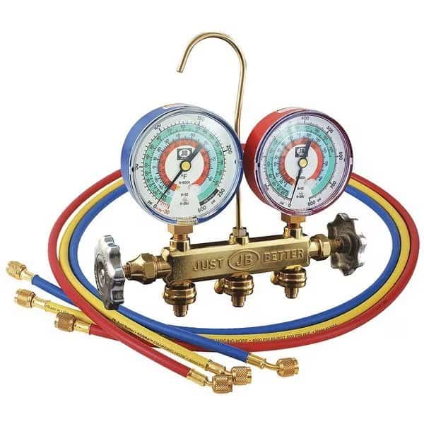 Mechanical Manifold Gauge Set, 3 Valves
