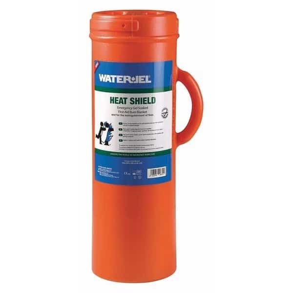 Fire Blanket, 75" W 96" L, Tan, Orange Case