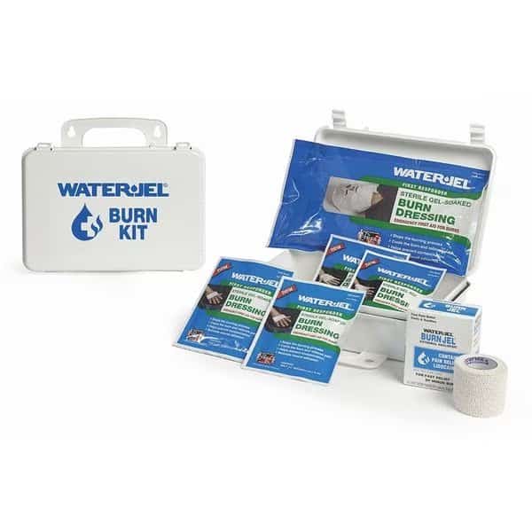 Burn Care Kit, Plastic Case, 7 Components, 1-10 People Served