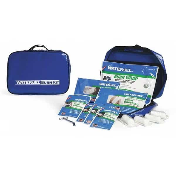 Burn Care Kit, Vinyl Case, Blue, 12" H, WATERJEL, Mfr# EBK2-HA.69.000