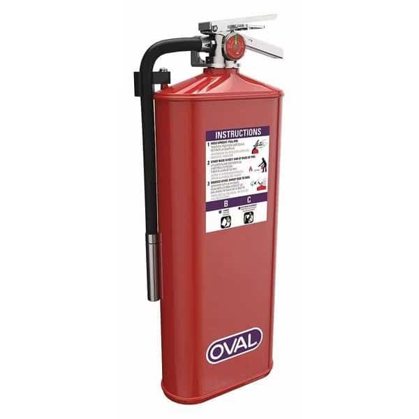Fire Extinguisher, 10 lb Capacity, Class K , UL Rating80B:C , Potassium Bicarbonate