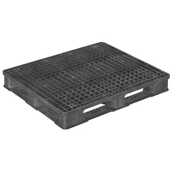 High Density Polyethylene Pallet, 48 in L, 40 in W, 6 3/4 in H, 5,000 lb Dynamic