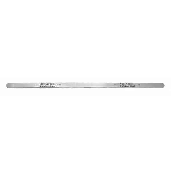 Feeler Gauge, SS, 0.0005in, PK12