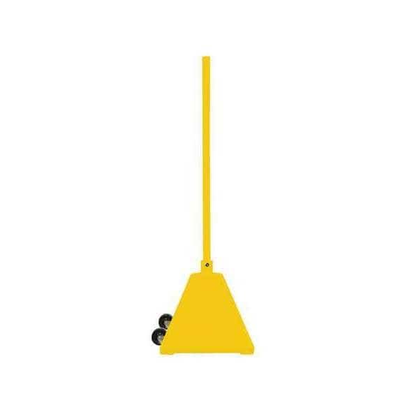 Sign Base With Wheels, Ideal Shield, Mfr#: BPB-YL-RUBBER CASTER