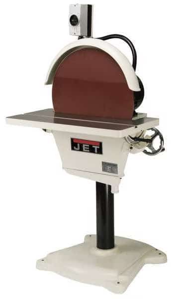 Disc Sander, 3 hp, 20 in Disc Dia, 1725 RPM Disc Speed, Corded, 230V V