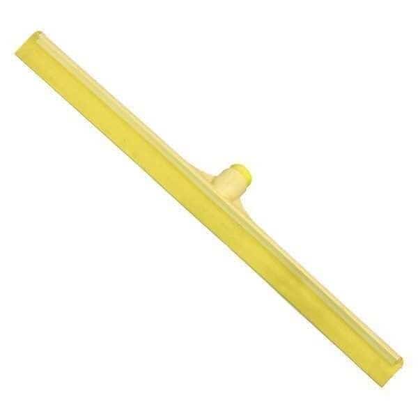 Solid Rubber Squeegee, 20in, Yellow, PK6
