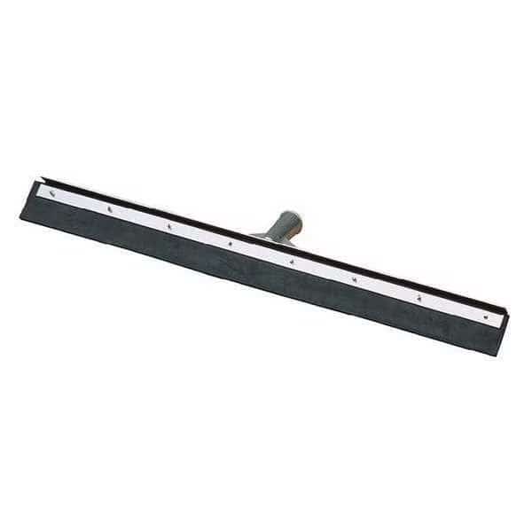 Straight Rubber Squeegee, Black, 24in, PK6