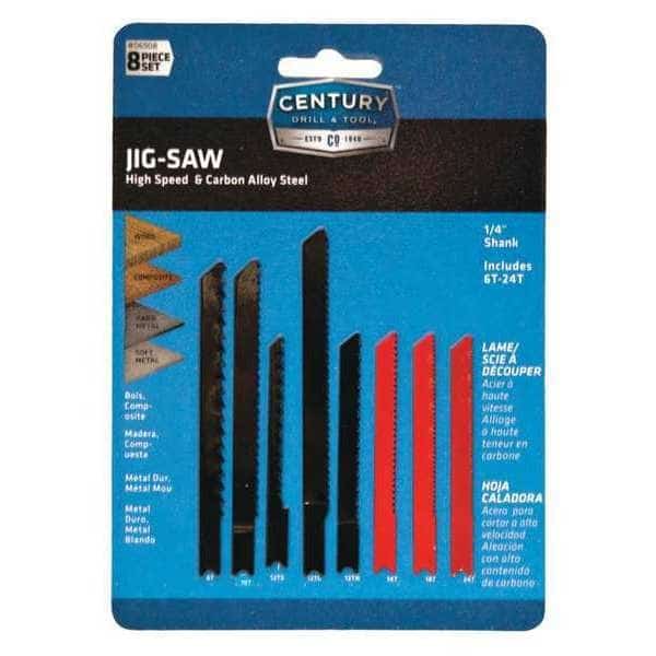 Jig Saw Blade Set, 8Pc