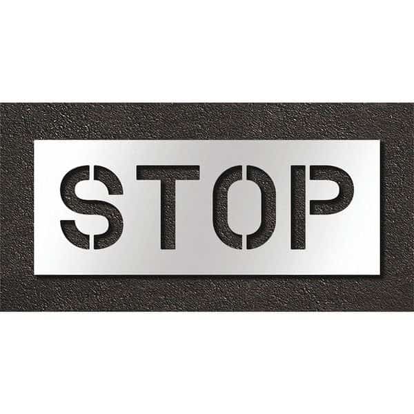 Pavement Stencil, Stop, STL-108-71003