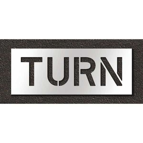 Pavement Stencil, Turn, STL-108-71019