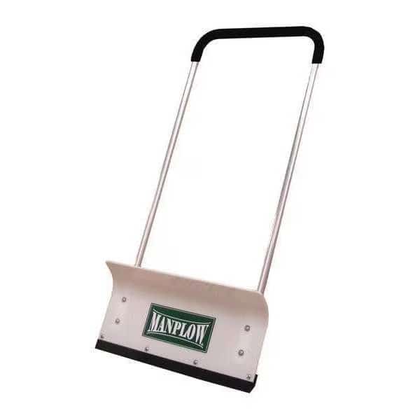 Snow Shovel, 48 in Aluminum U Handle Handle, HDPE Blade Material, 24 in Blade Width, MANPLOW, Mfr# PRO24