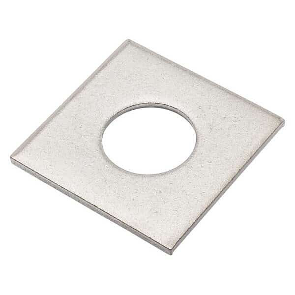 Square Washer, Fits Bolt Size 7/8 in , 18-8 Stainless Steel Plain Finish
